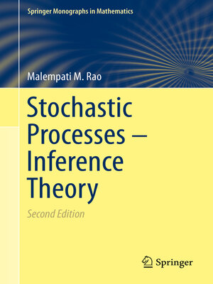 cover image of Stochastic Processes--Inference Theory